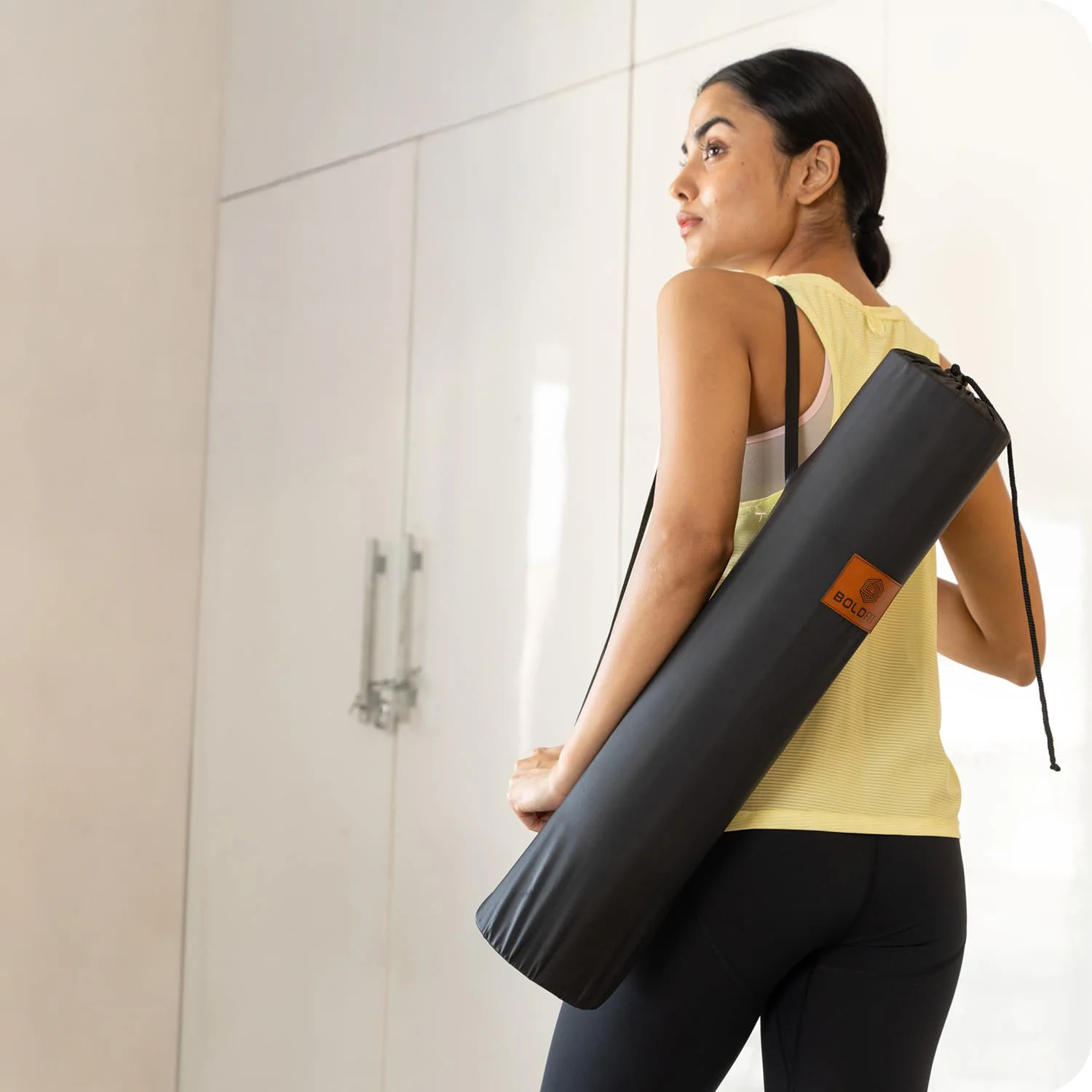 Boldfit Yoga Bag - Black - Image 4