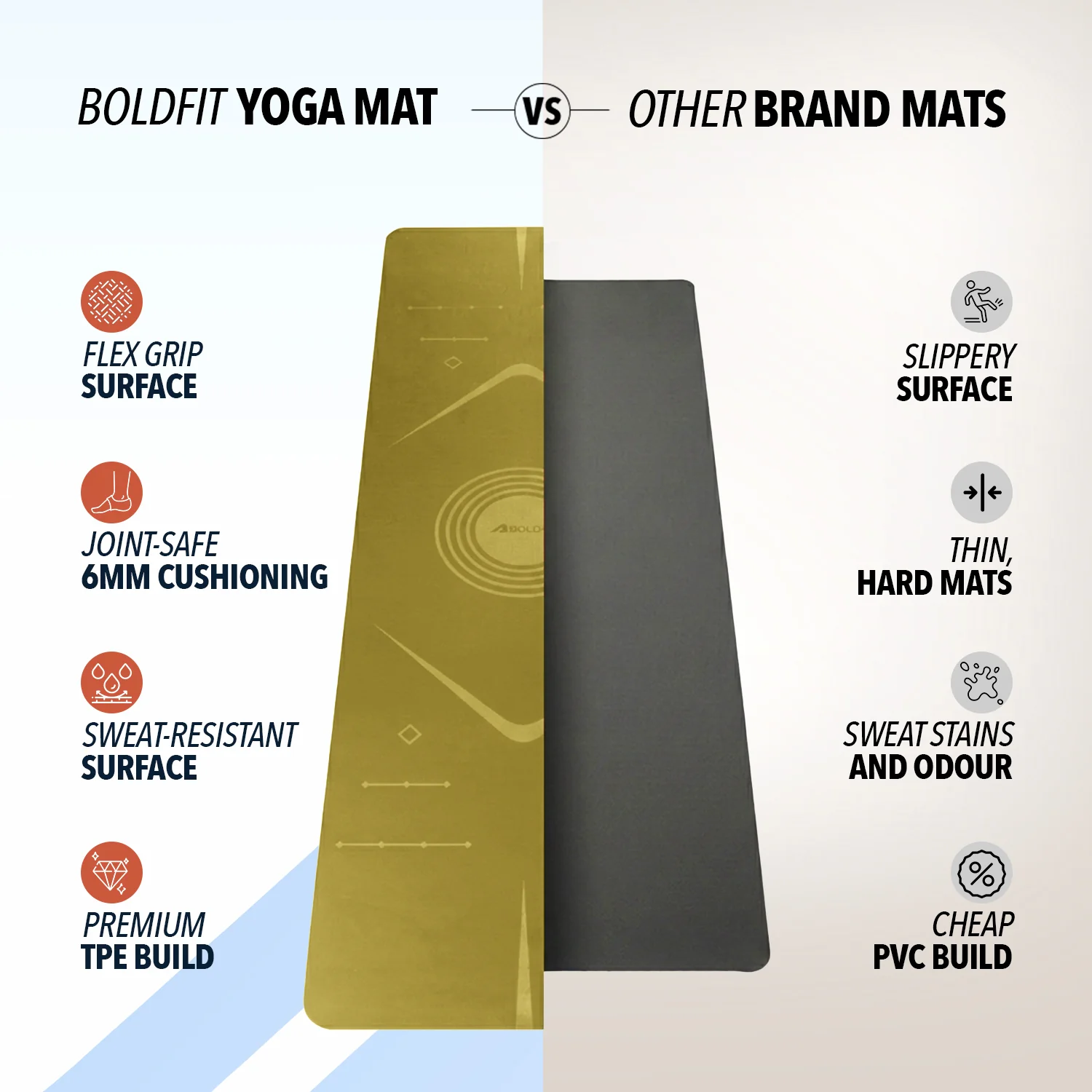 Invincible Yoga Mat - Olive - Image 7
