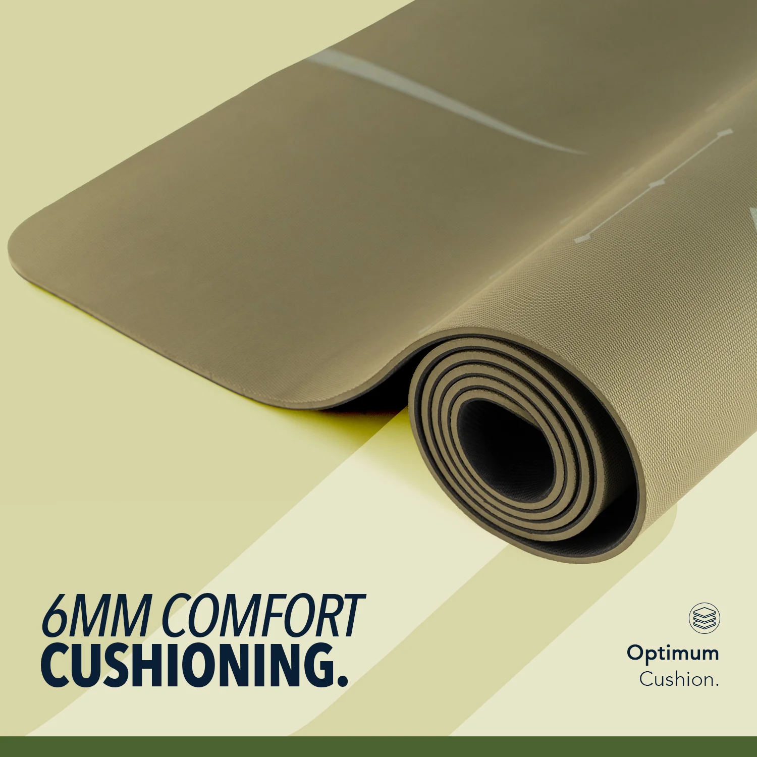 Invincible Yoga Mat - Olive - Image 9