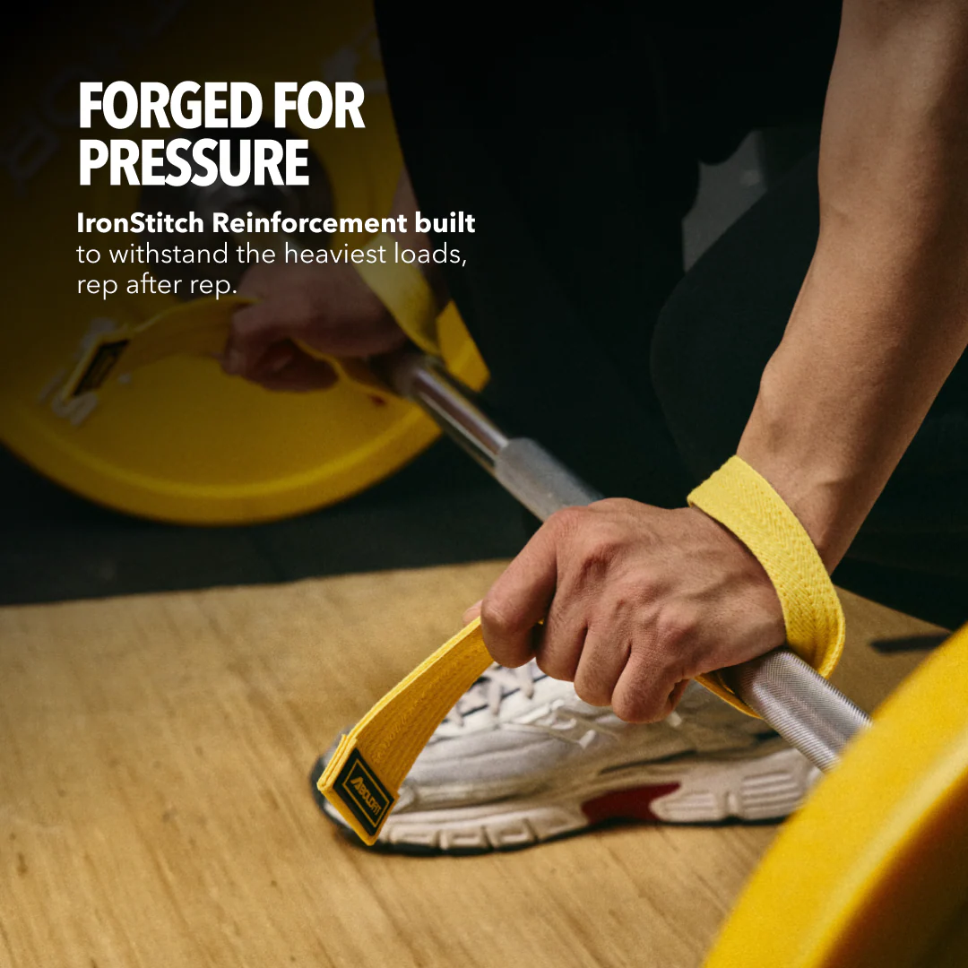 ProGrip Lifting Strap- Yellow - Image 3