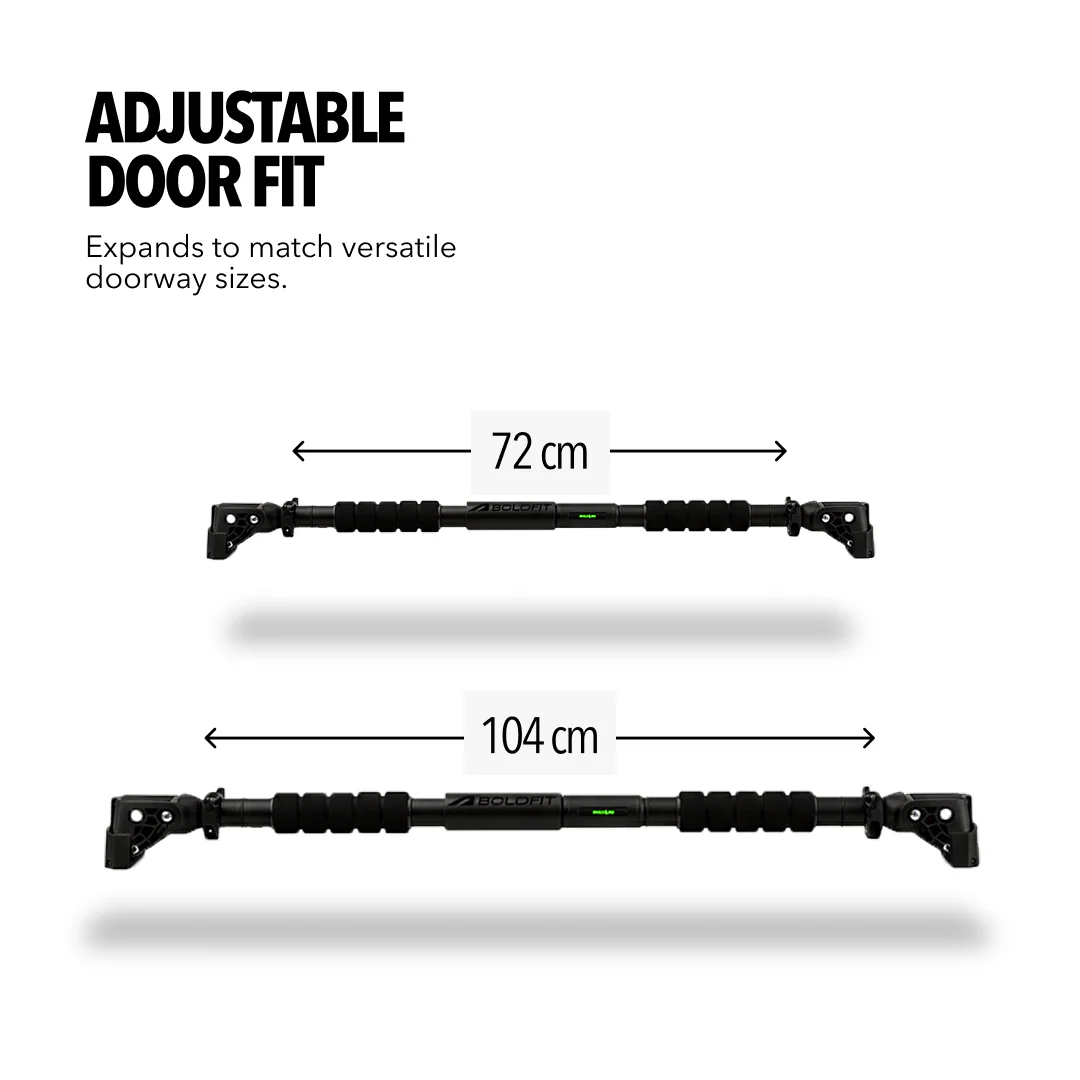 Doorway Pull up Bar without Screw - Black - Image 3