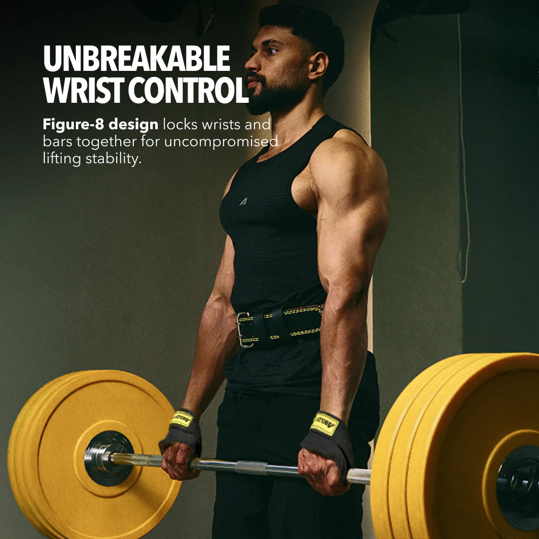 Eight lifting strap - Black - Image 3