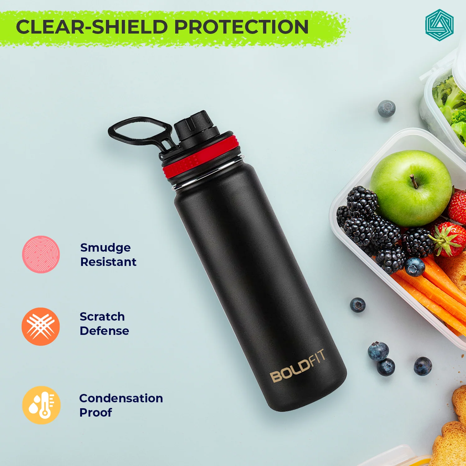 Hydra Stainless Steel Water Bottle - 750ml - Image 4