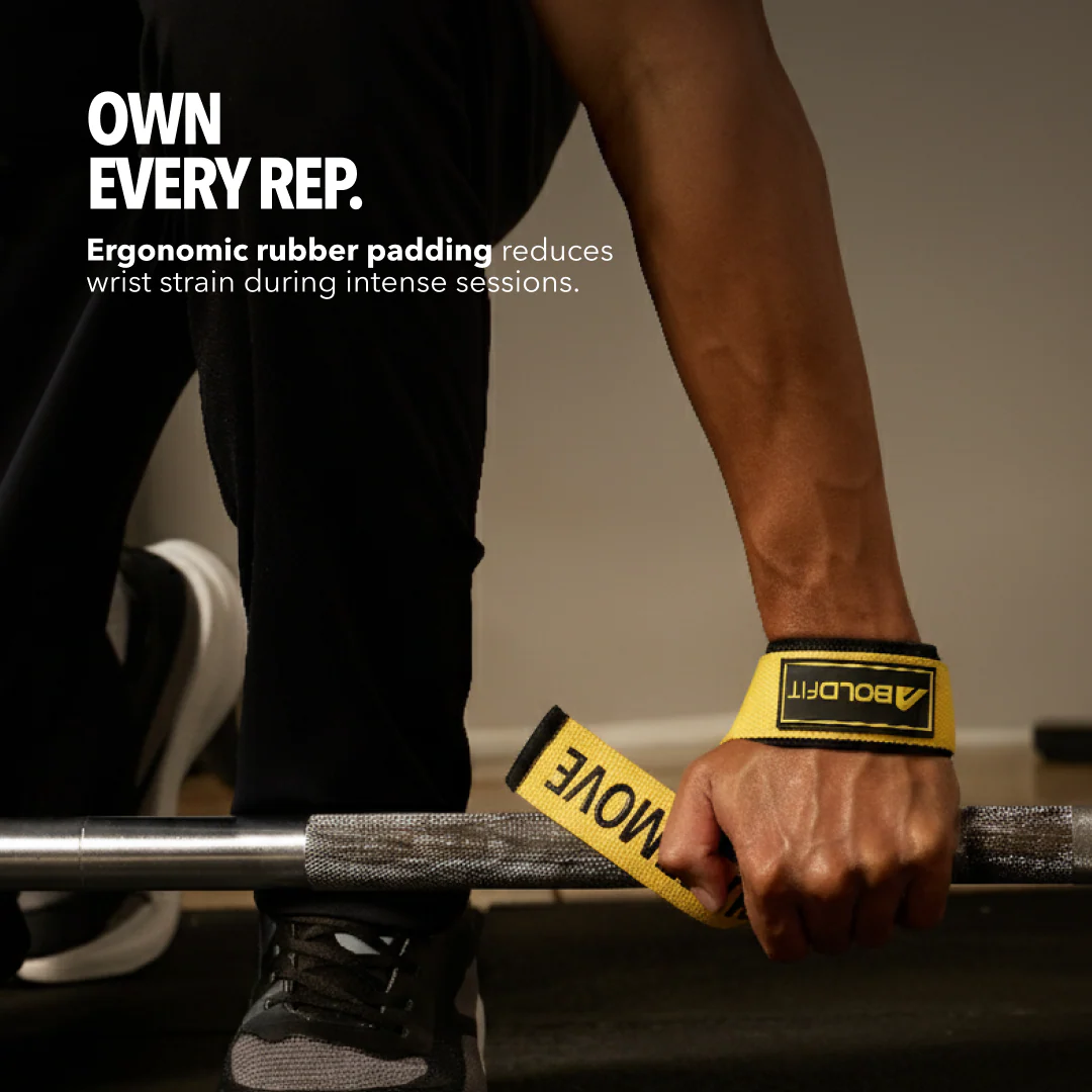 Elevate Lifting Strap - Yellow - Image 4
