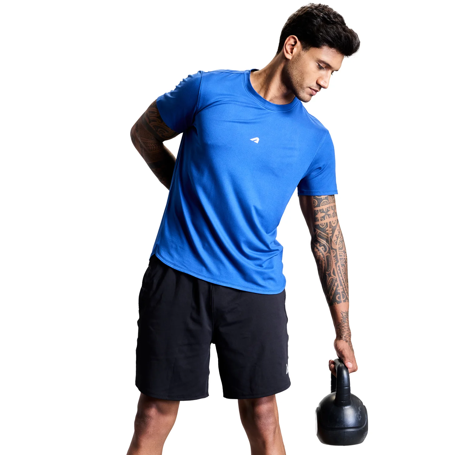 Intense Mens Tee -Blue - Image 4