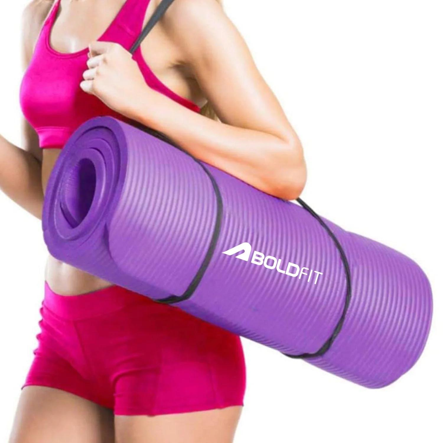 NBR Yoga mat with Carrying Strap - Image 6