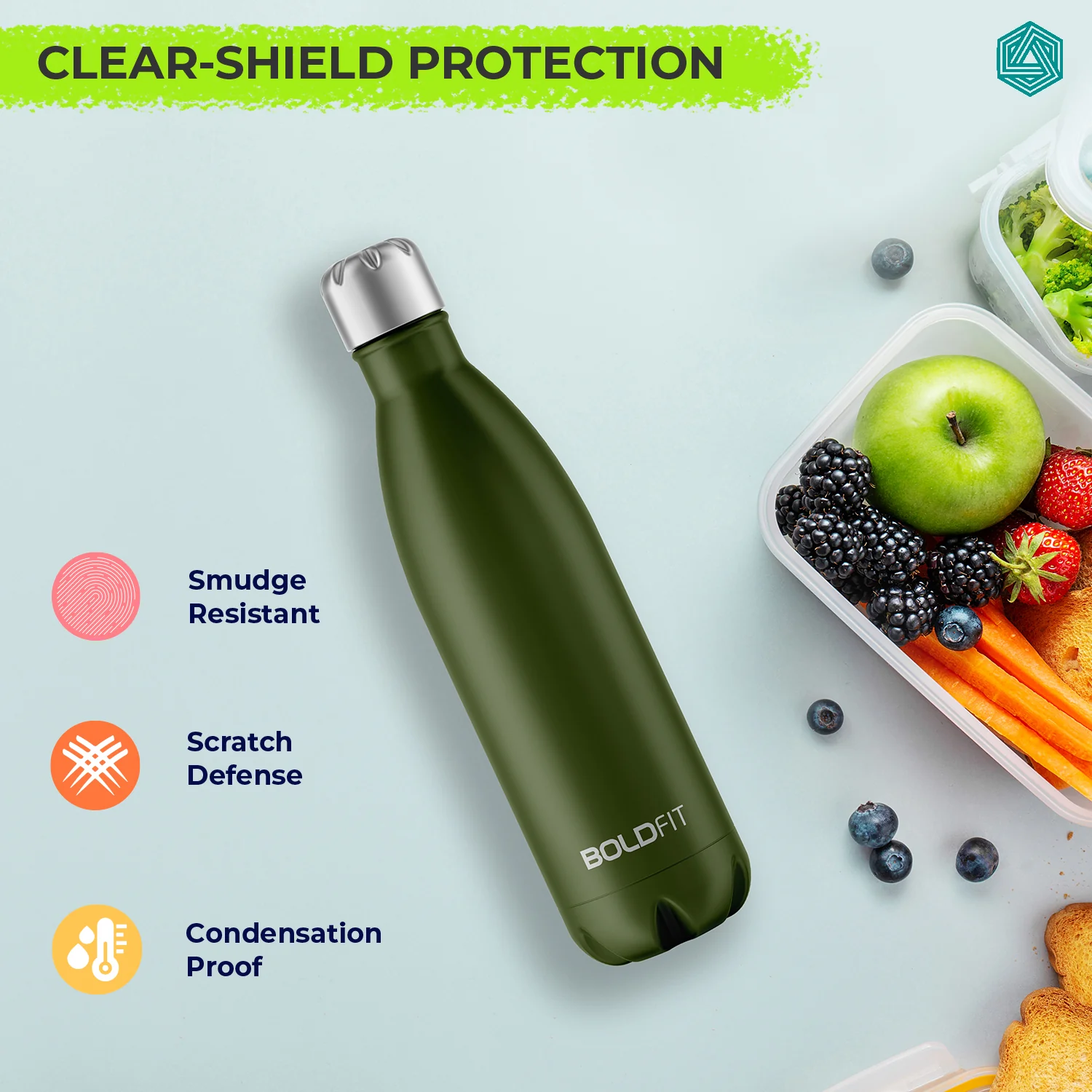 Ranger Stainless Steel Water Bottle - 1L - Image 29