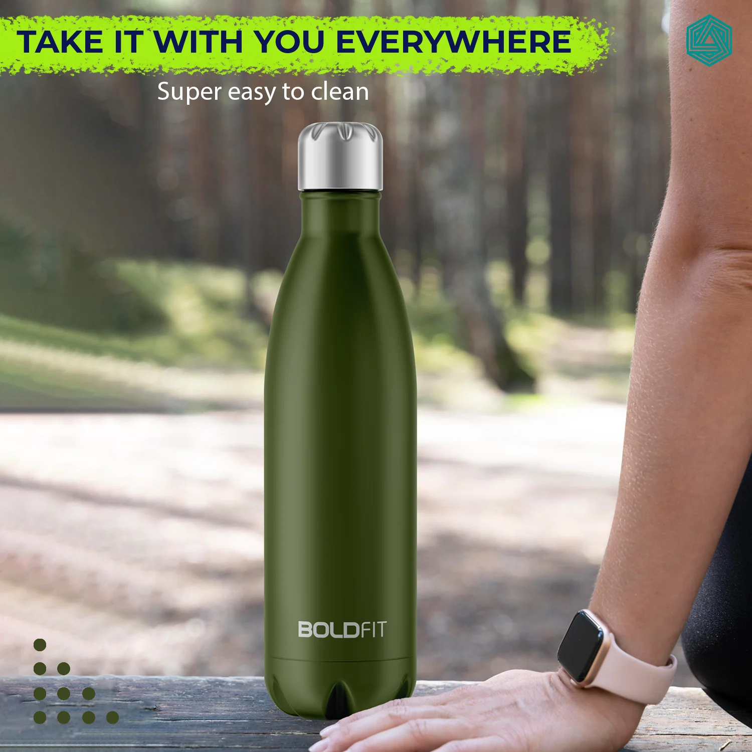 Ranger Stainless Steel Water Bottle - 1L - Image 30