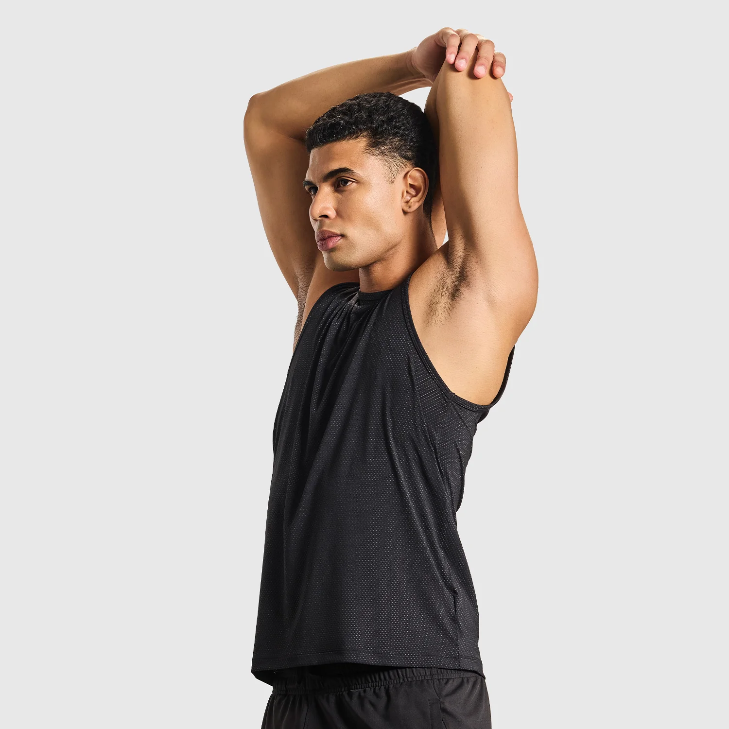 PowerLite Mens Training Vest - Black - Image 4