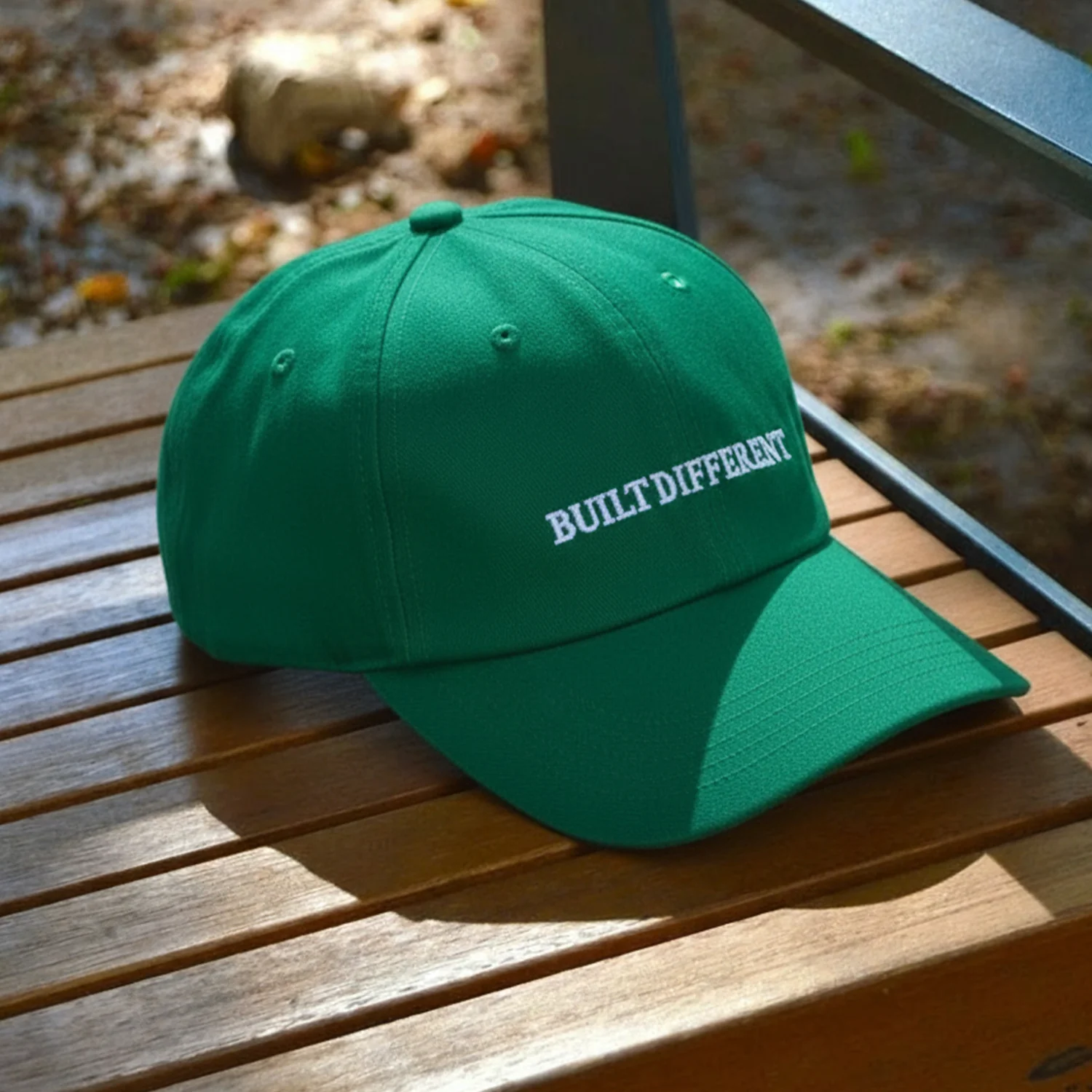 Washed Caps -  Green (Built Different) - Image 6
