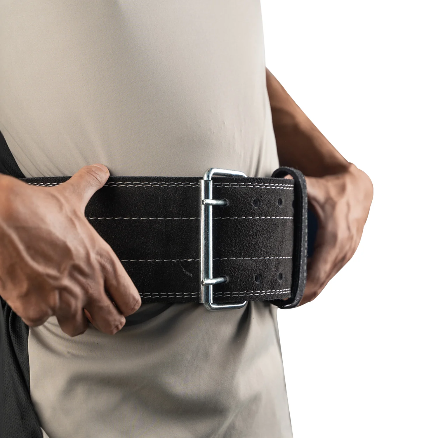 Weightlifting Gym Belt (Leather) - Image 3