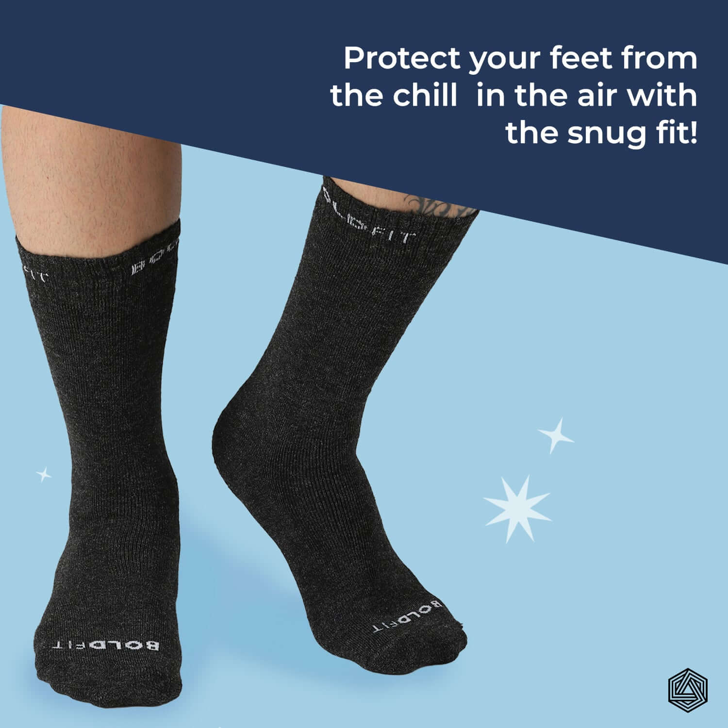 Unisex Woolen Socks - 3Pairs - Image 5