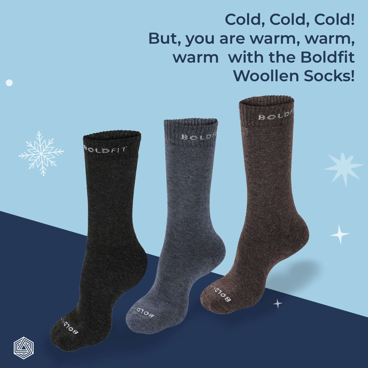 Unisex Woolen Socks - 3Pairs - Image 6