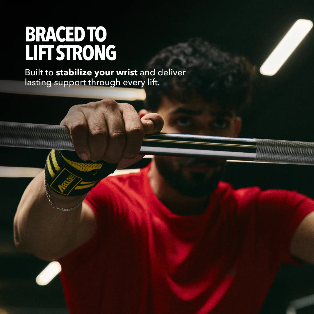 Force Grip Wrist wrap -Black - Image 3