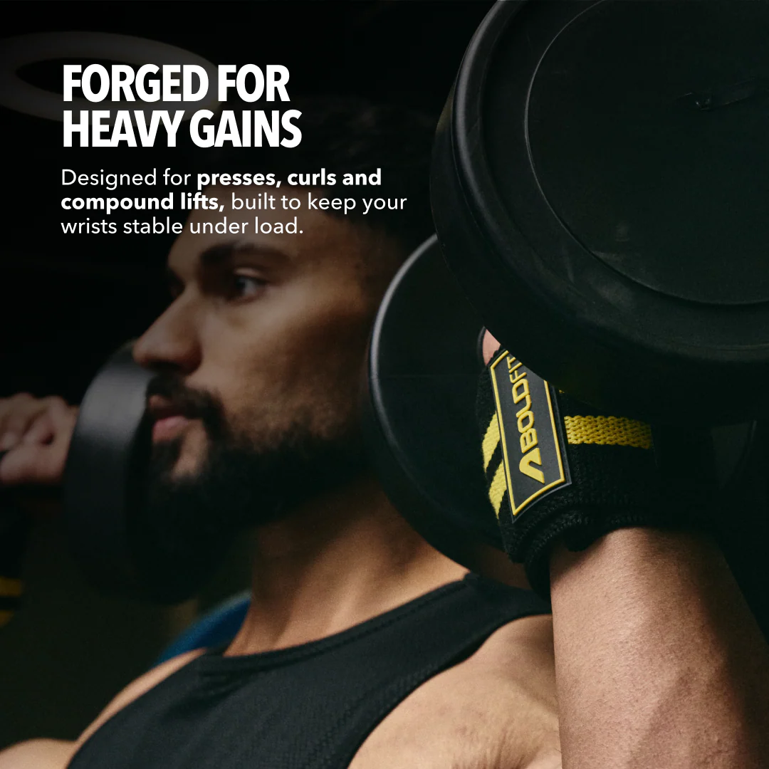 Force Grip Wrist wrap -Black - Image 9
