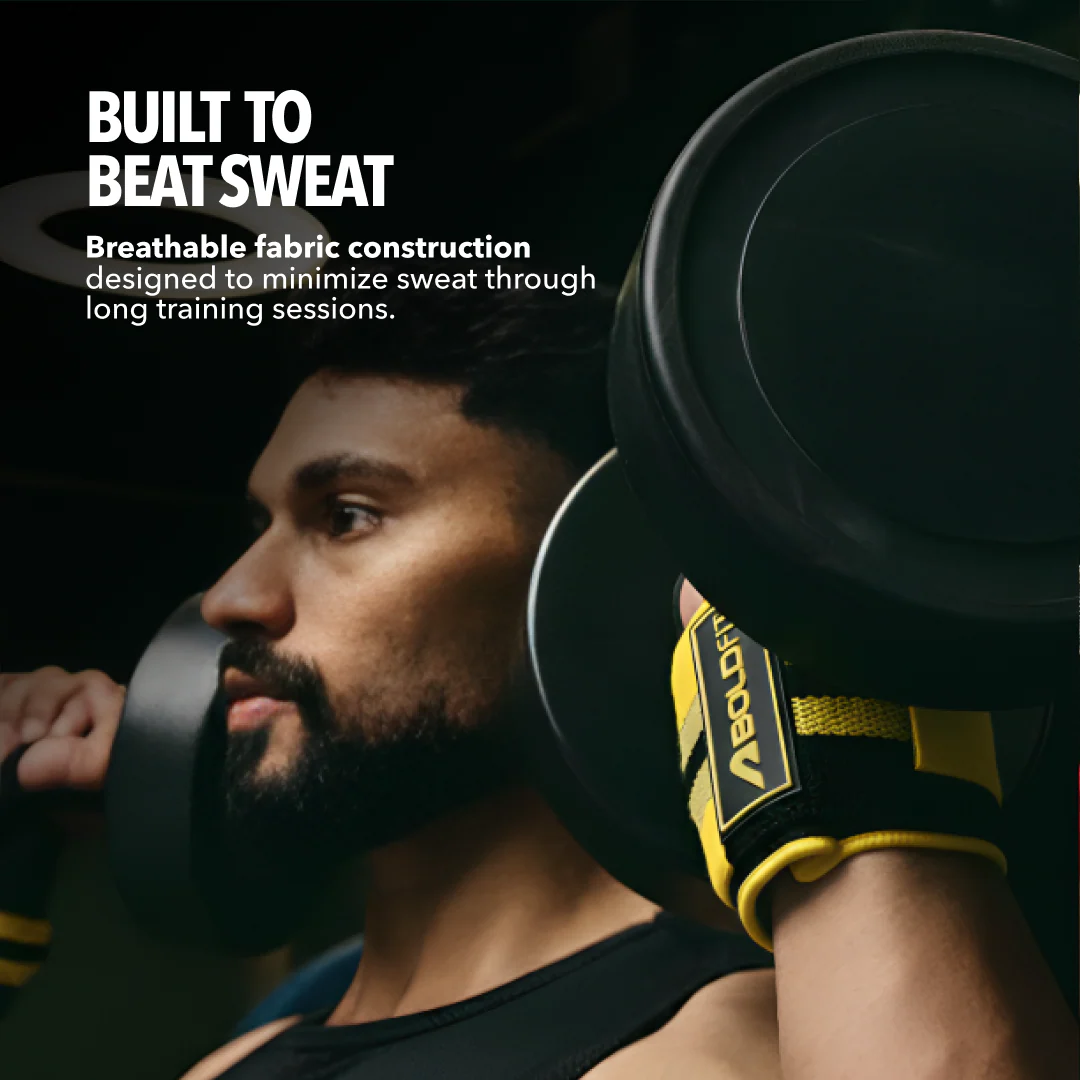 Force Grip Wrist Wrap - Yellow - Image 8